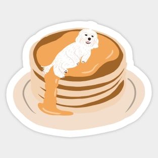 Pancake Maltipoo Sticker